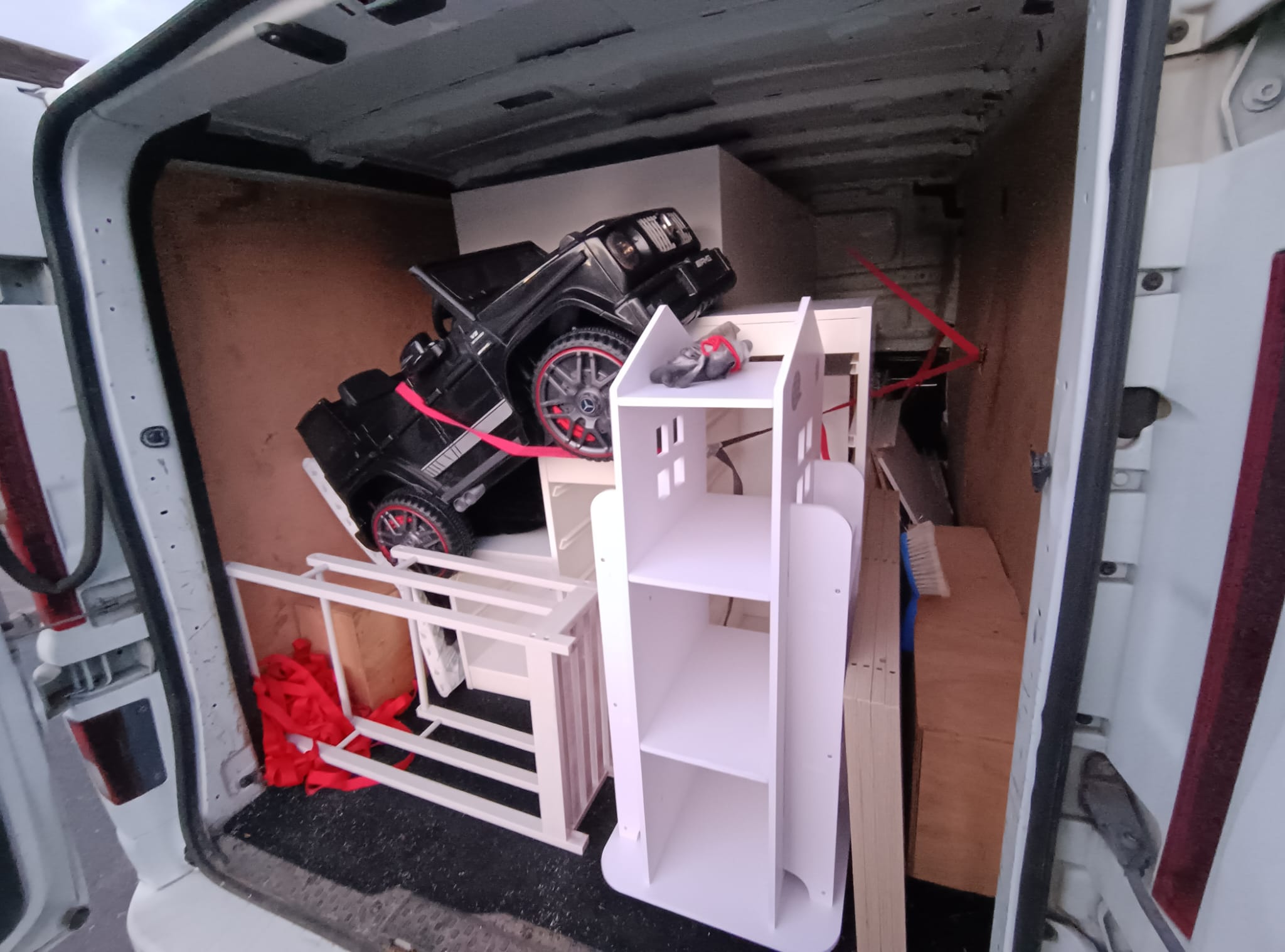 Packed boxes ready for moving
