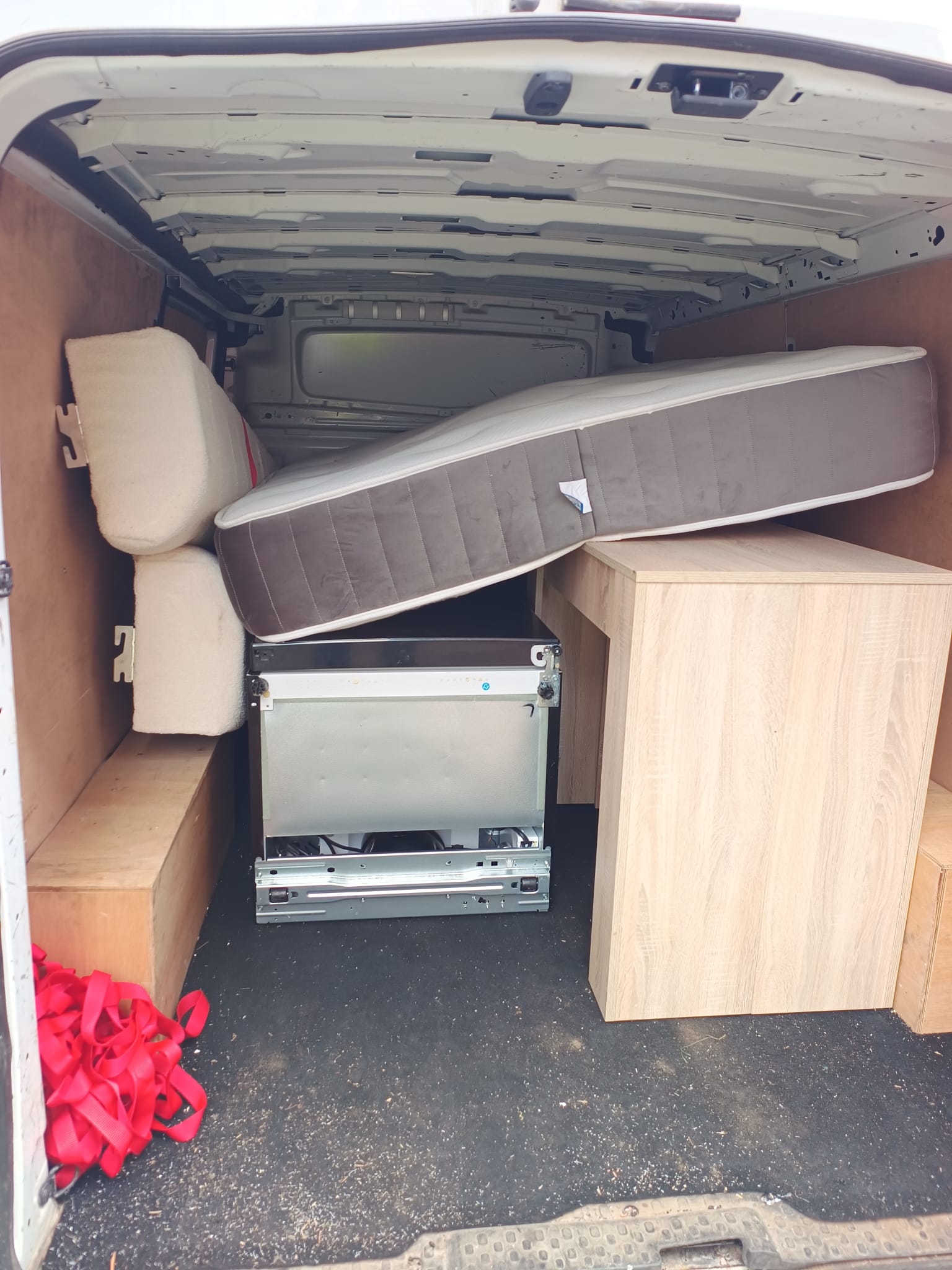 House removal items ready for transport